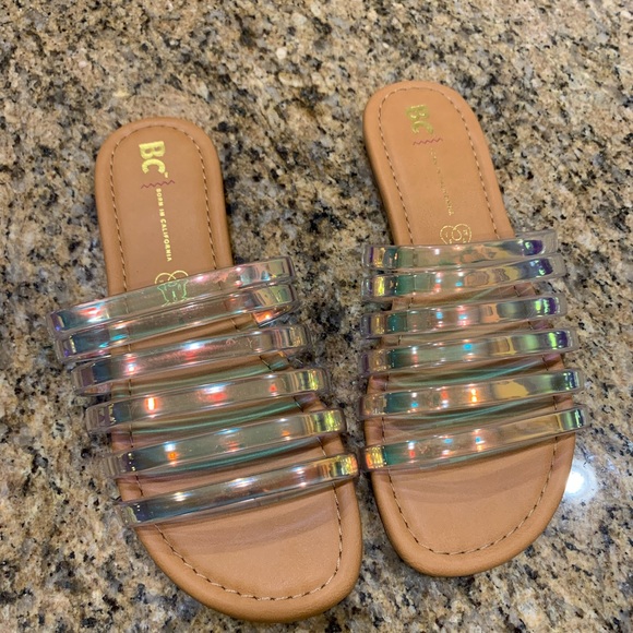 New in box - American Eagle - For You II Iridescent Sandals - Size 7.5 - Picture 3 of 7
